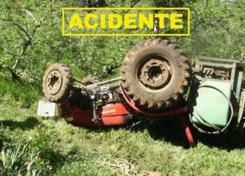 Acidente com trator faz num morto