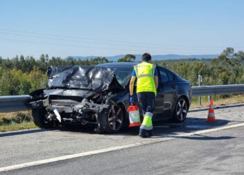 Acidente grave na A23