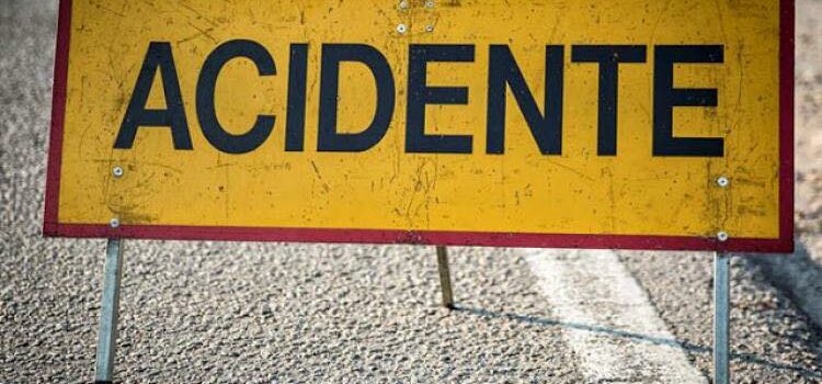 Capotamento de automóvel junto ao parque de campismo em Castelo Branco