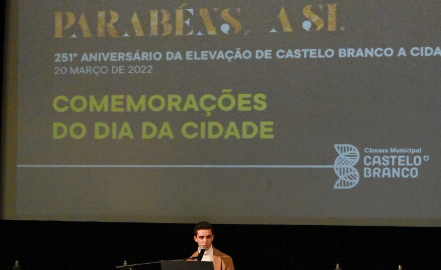Cerimónia dos 251 anos de Castelo Branco com minuto de silêncio às vítimas da pa