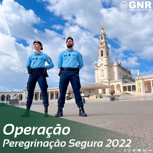 Drone e 700 militares na operação da GNR na peregrinação de 13 de maio em Fátima