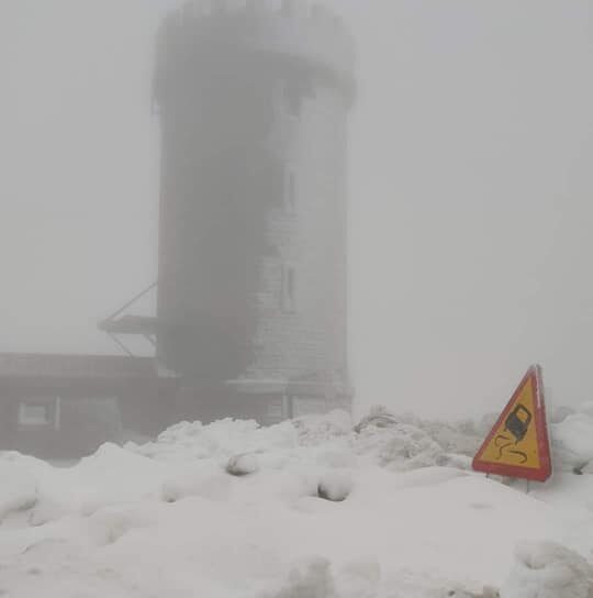 Eis o cenário atual na Serra da Estrela..
