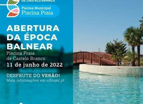 Época Balnear em Castelo Branco abre a 11 de Junho