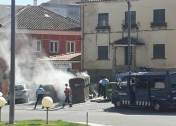 Incêndio em contentor || Castelo Branco