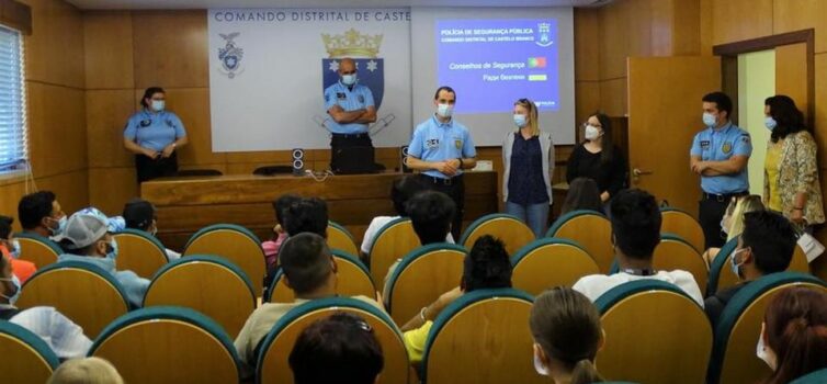 PSP de Castelo Branco - Ações de sensibilização a refugiados da Ucrânia
