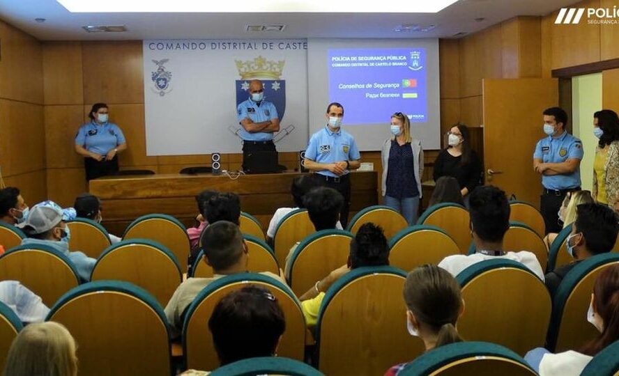 PSP de Castelo Branco - Ações de sensibilização a refugiados da Ucrânia