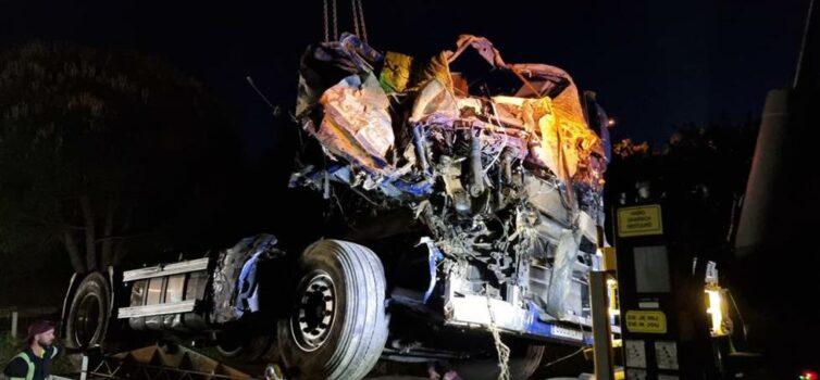 Pesado já foi retirado