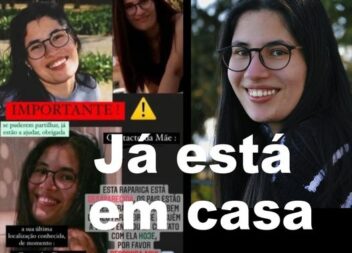 Rafaela Inês Leitão "já está em casa"