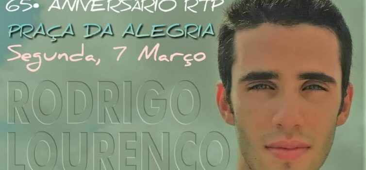 Rodrigo Lourenço na festa dos 65 anos da RTP