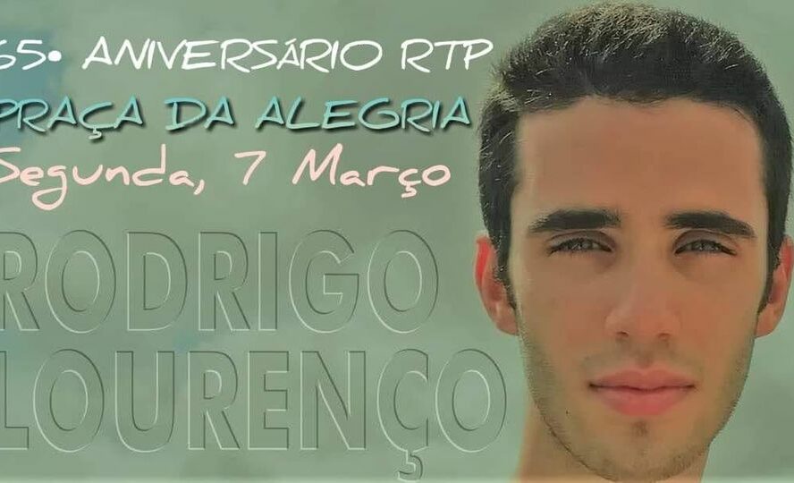 Rodrigo Lourenço na festa dos 65 anos da RTP
