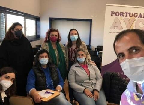 Sobreviventes de AVC de Castelo Branco juntos em grupo