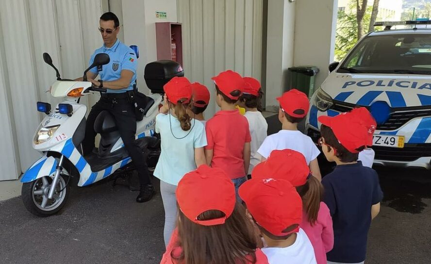 Visita à Divisão Policial da Covilhã - Infantário Mundo da Fantasia