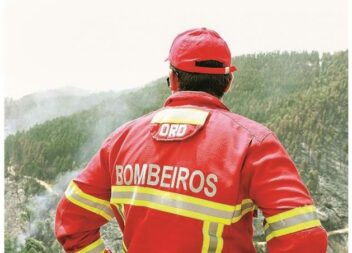 Incêndio florestal em Oleiros