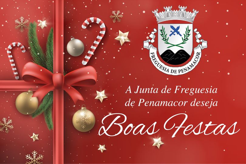 A Junta de Freguesia de Penamacor deseja a todos umas Boas Festas.