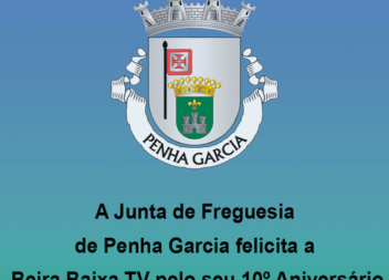 A Junta de Freguesia de Penha Garcia felicita a Beira Baixa TV pelo seu 10º Aniv