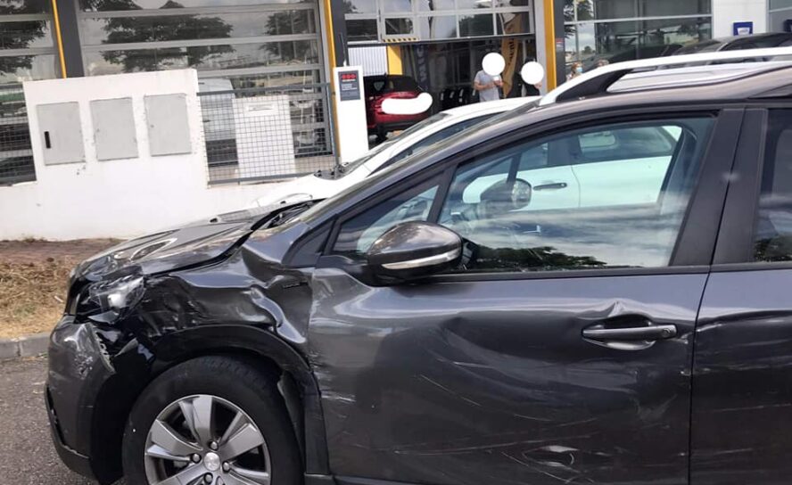 Acidente na zona industrial de Castelo Branco