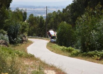 Aparatoso acidente no Rali de Castelo Branco