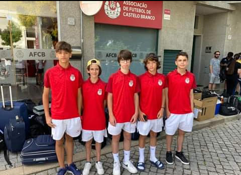Atletas do Sport Benfica e Castelo Branco na Seleção Sub/14 da Associação de Fut