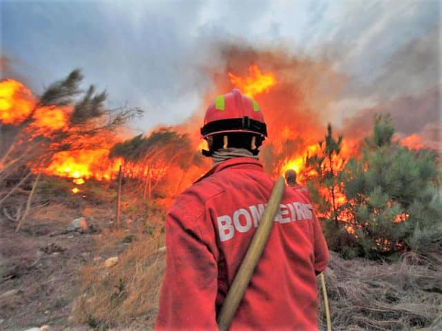 Atualização do Incêndio florestal em Sarzedas