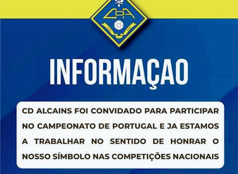 CD Alcains convidado pela Federação Portuguesa De Futebol para participar no Cam