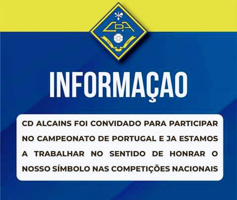 CD Alcains convidado pela Federação Portuguesa De Futebol para participar no Cam