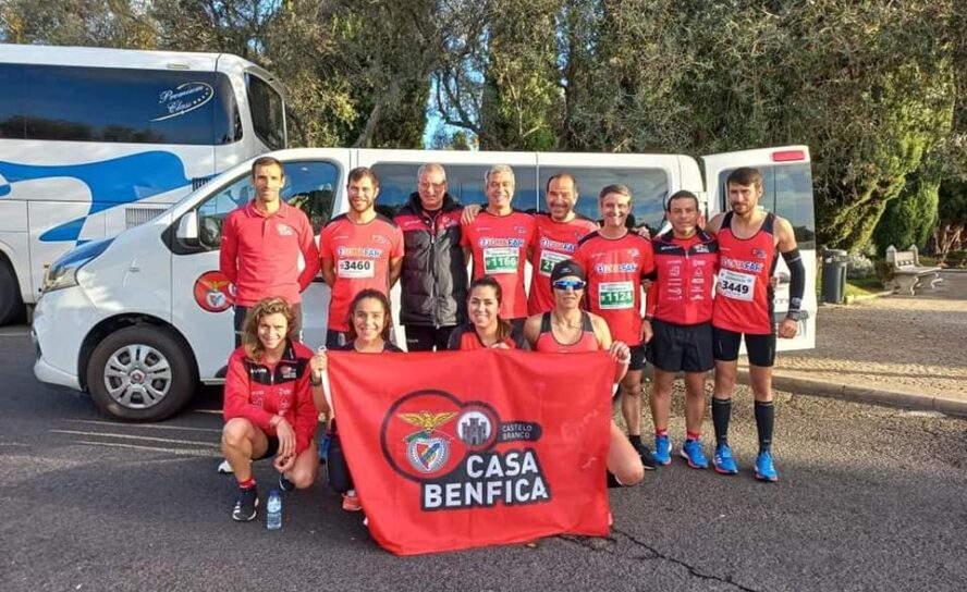 Casa do Benfica de Castelo Branco representada por vários atletas na Meia Marato