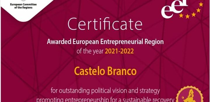 Castelo Branco recebe prémio europeu
