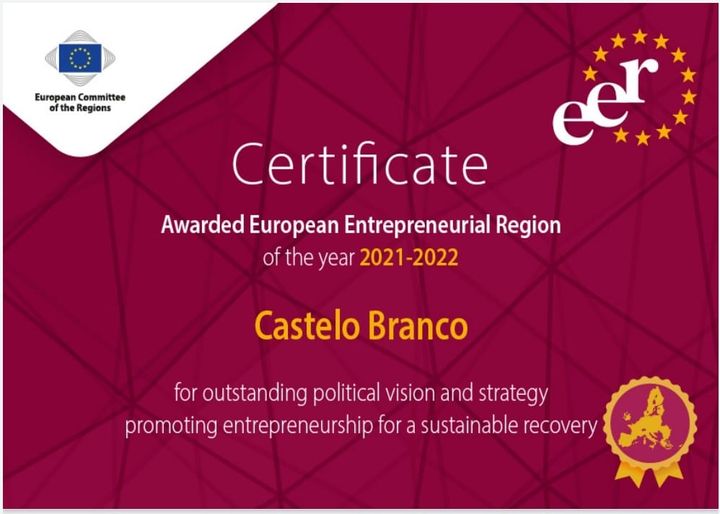 Castelo Branco recebe prémio europeu