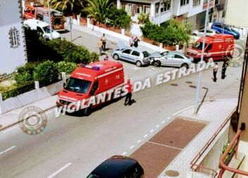 Colisão rodoviária sem vítimas a registar