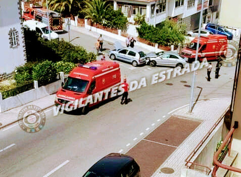 Colisão rodoviária sem vítimas a registar