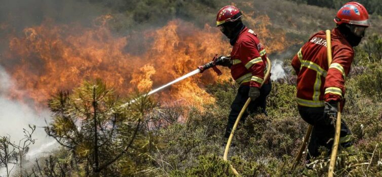 Covilhã || Incêndio continua activo