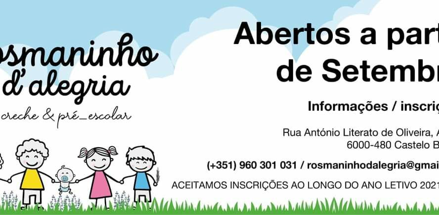 Creche e pré-escolar Rosmaninho d’ Alegria || em Castelo Branco