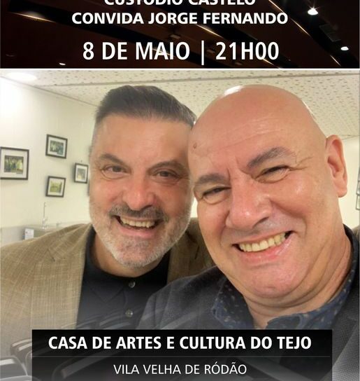 Custódio Castelo e Jorge Fernando juntos em concerto na Casa de Artes e Cultura