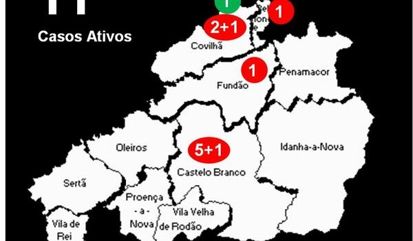 Distrito com +3 infetados
