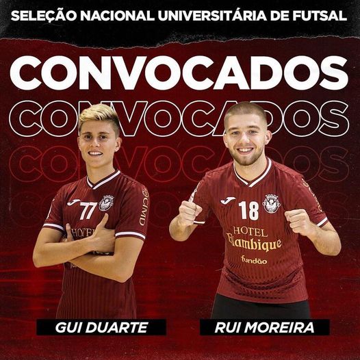 Dois alunos da UBI chamados à seleção universitária