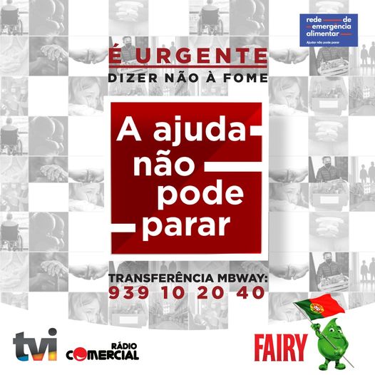 É urgente dizer não à fome