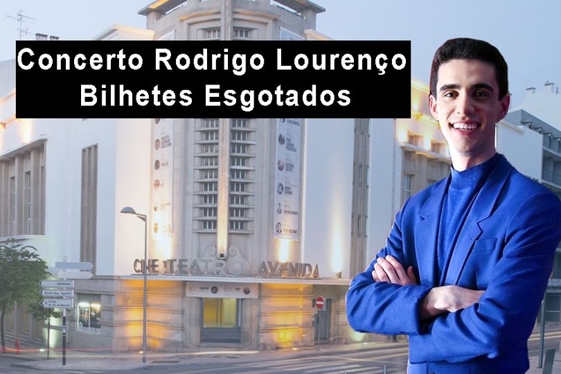 ESGOTADO CONCERTO DE RODRIGO LOURENÇO