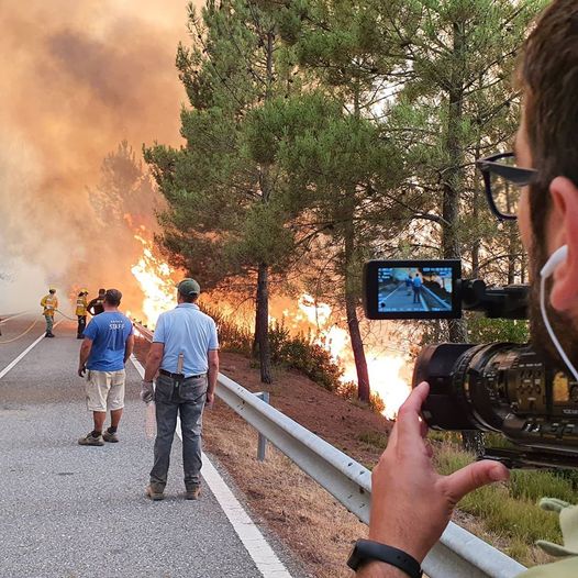 Entrou em resolução o incêndio em Bogas de Baixo.