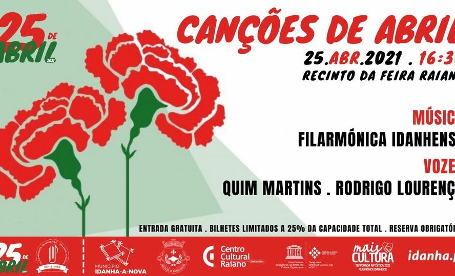 Filarmónica Idanhense apresenta concerto “Canções de Abril”