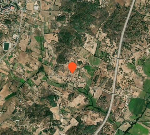 Incêndio agrícola em Inguias