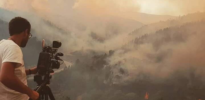 Incêndio florestal em Covilhã