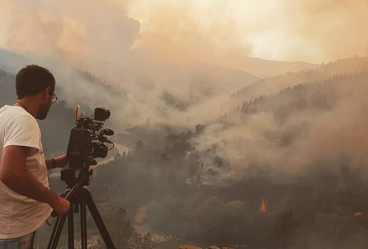 Incêndio florestal em Covilhã