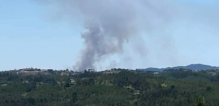 Incêndio florestal em Vila de Rei