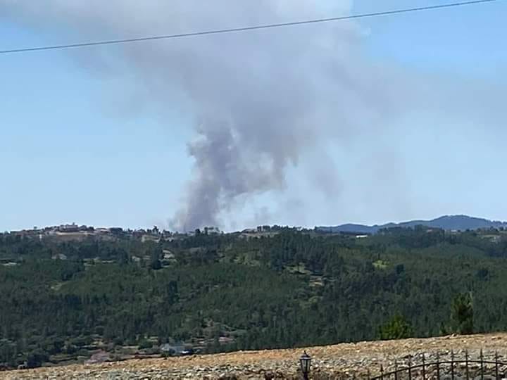 Incêndio florestal em Vila de Rei