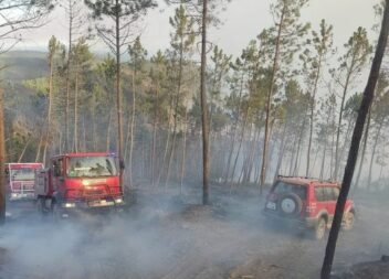 Incêndio não dá tréguas em São Vicente da Beira
