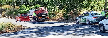 Jovem de 20 anos recusa transporte a hospital após despiste automóvel