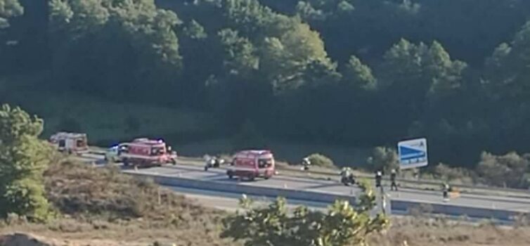 Militar ferido em colisão entre duas motas da GNR na A25