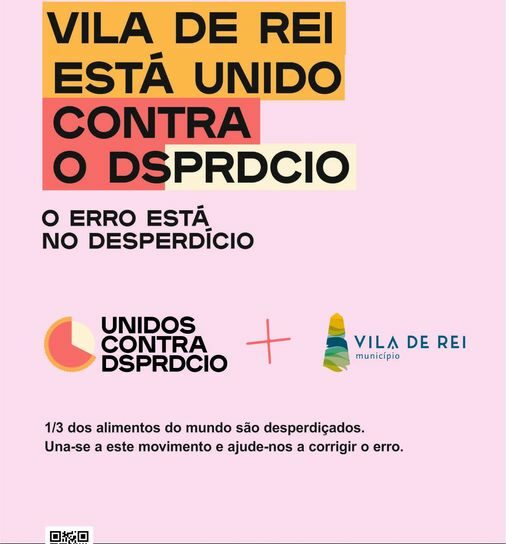 Município de Vila de Rei junta-se ao Movimento ‘Unidos contra o Desperdício’