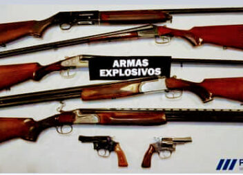 PSP de Castelo Branco apreende e recolhe armas de fogo também a suspeito de viol