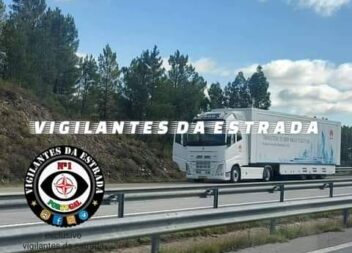 Pneu de camião rebenta na A23